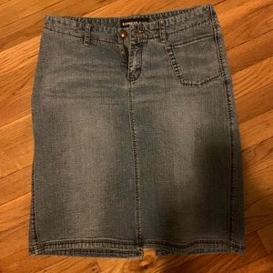 **Vintage** Express denim pencil skirt
